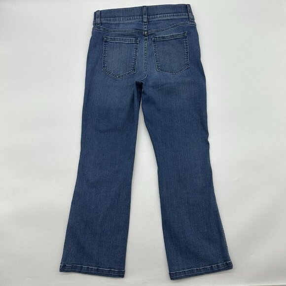 SPANX Kick Flare in Vintage Indigo Size Small Petite Pull-On Elastic Waist Jeans - Picture 8 of 11